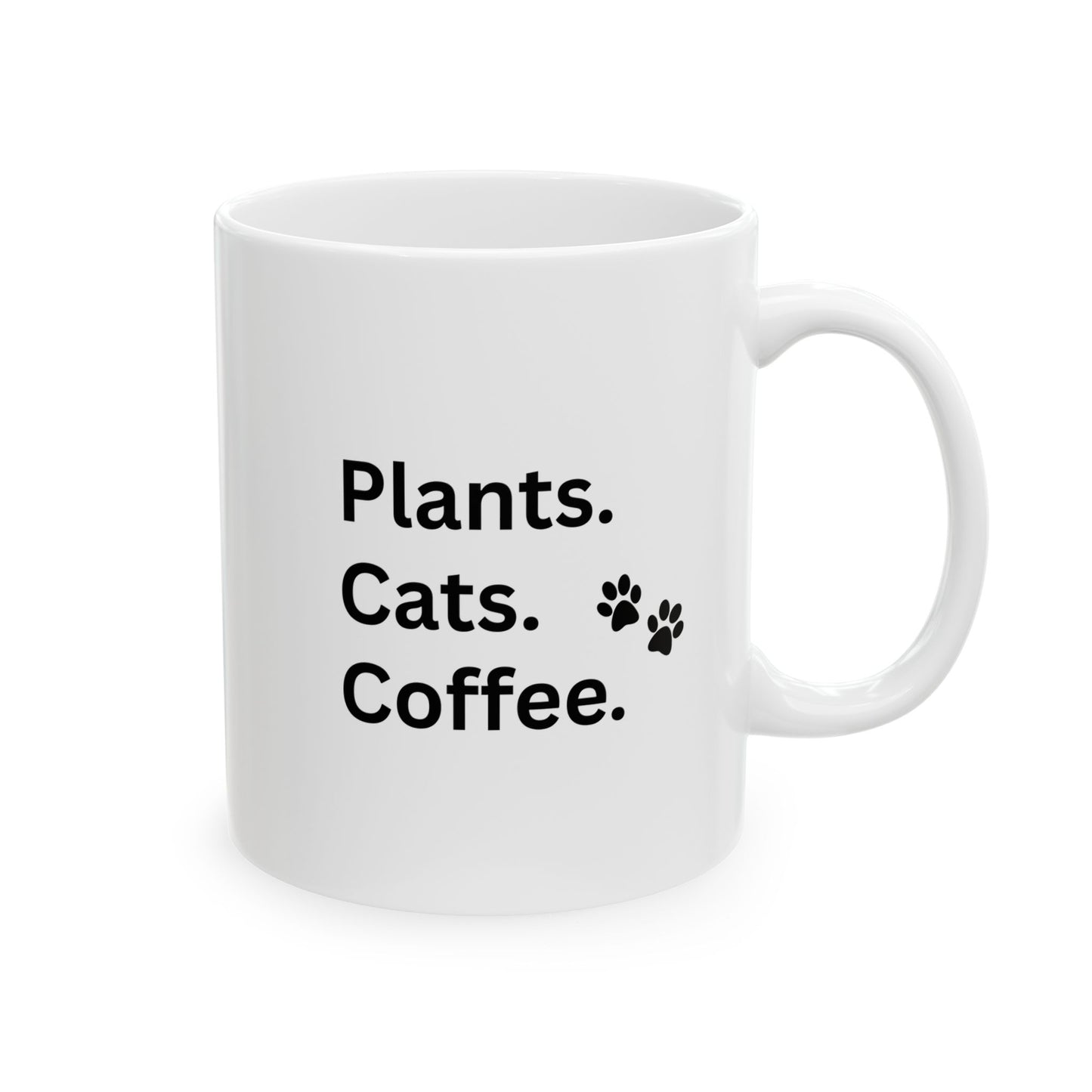 Plants Cats Coffee Mug