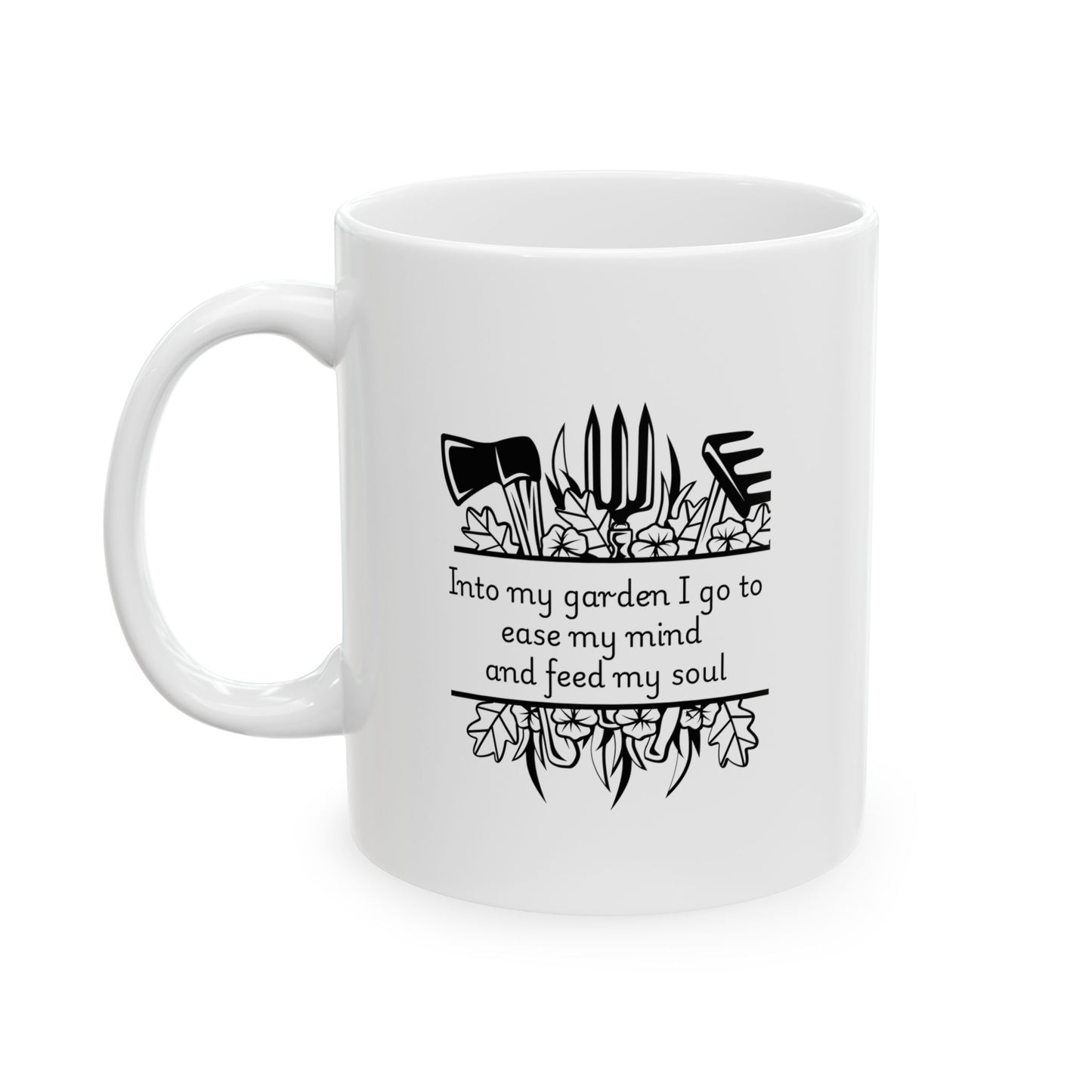 Into my Garden Tools Coffee Mug