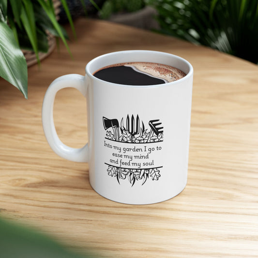 Into my Garden Tools Coffee Mug