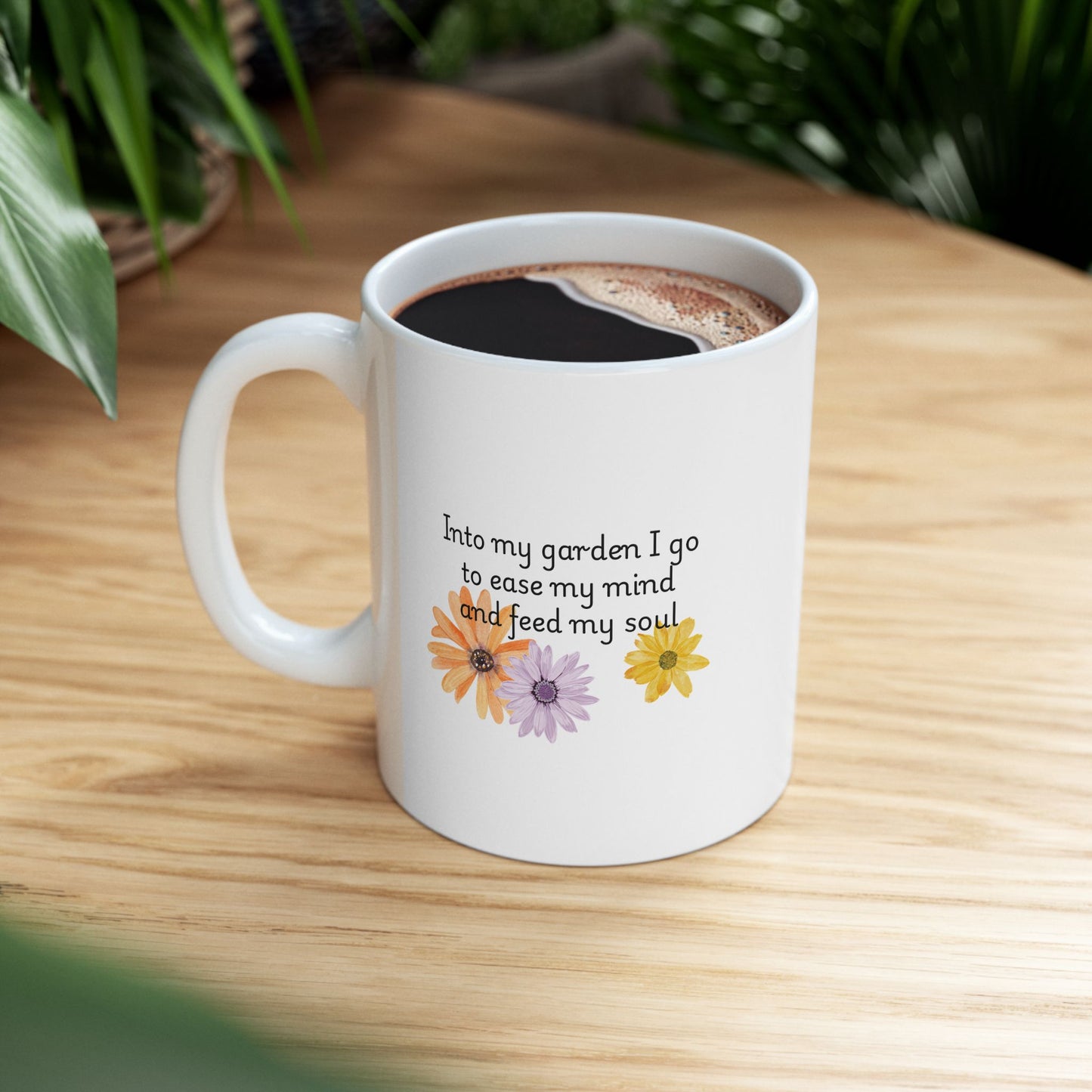 Into my Garden Floral Coffee Mug