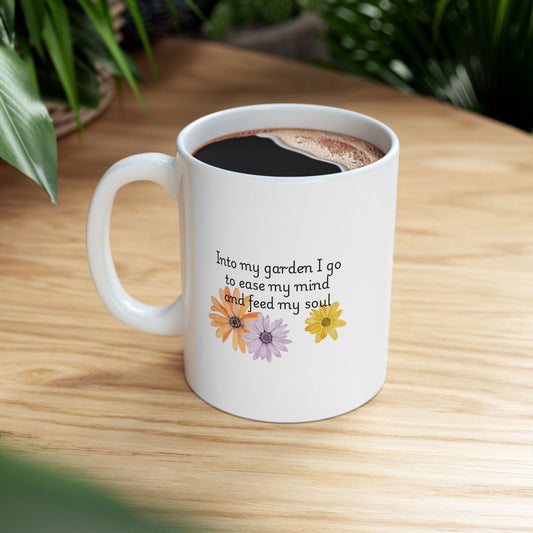 Into my Garden Floral Coffee Mug