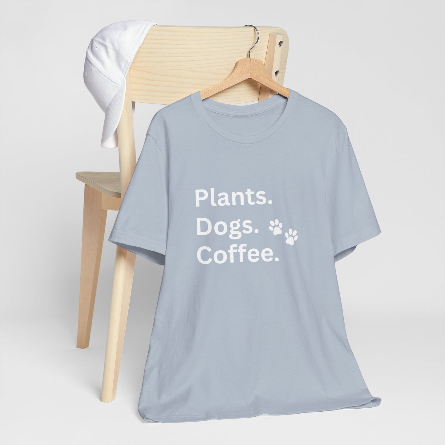 Plants, Dogs and Coffee - Unisex T-Shirt
