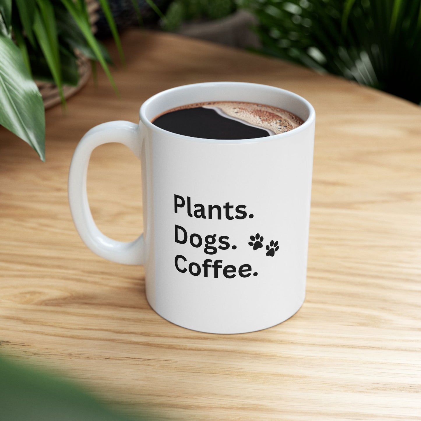 Plants Dogs Coffee Mug