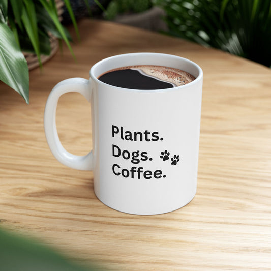 Plants Dogs Coffee Mug