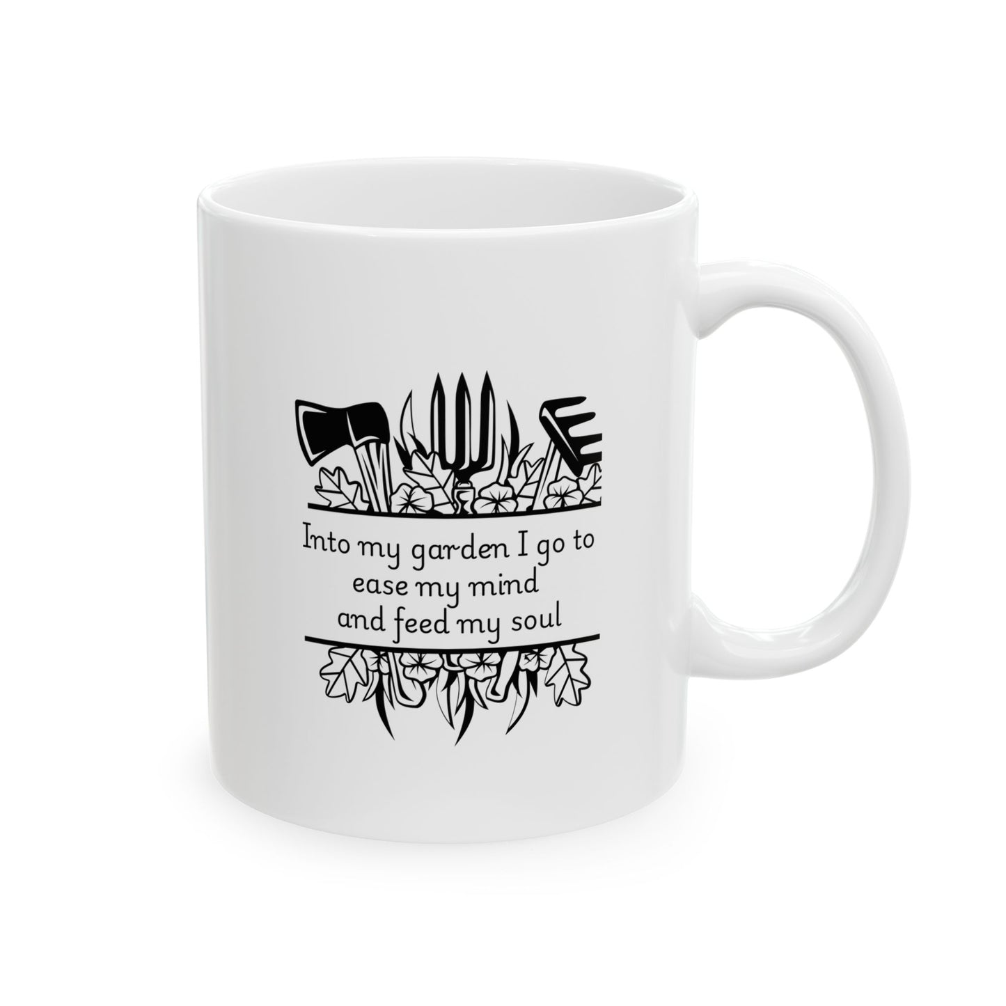 Into my Garden Tools Coffee Mug