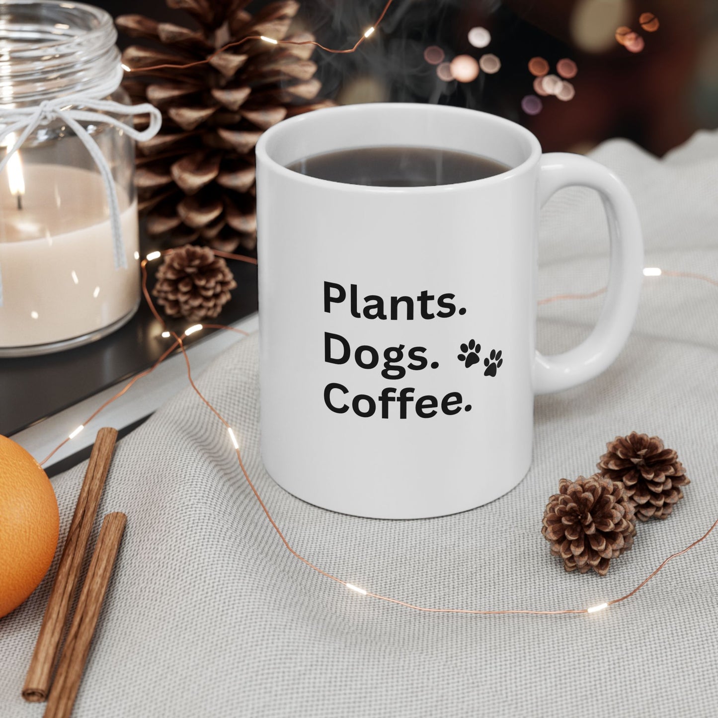Plants Dogs Coffee Mug